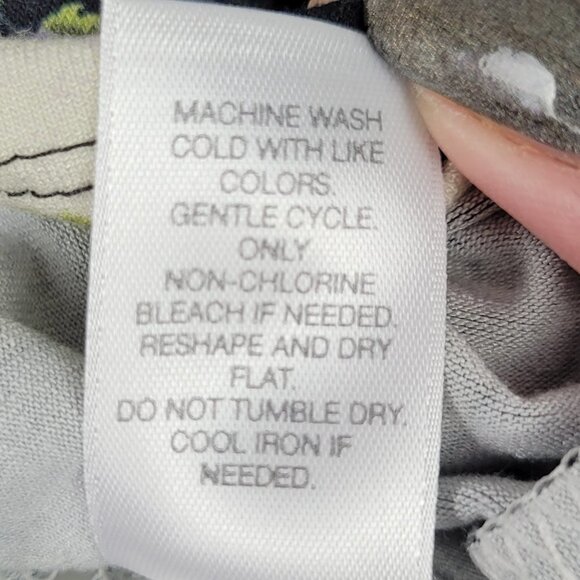 J. Jill Wherever Collection Black Floral Shift Dress 2D301 XSP - Picture 4 of 6